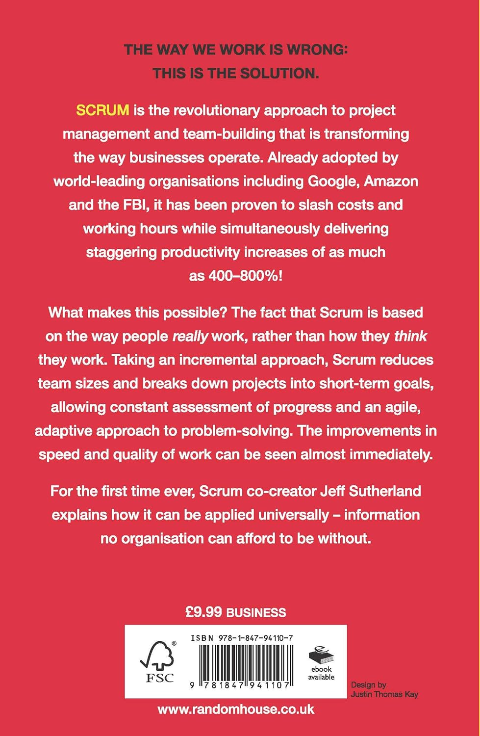 Scrum: a Revolutionary Approach to Building Teams, Beating Deadlines and Boosting Productivity image number 2