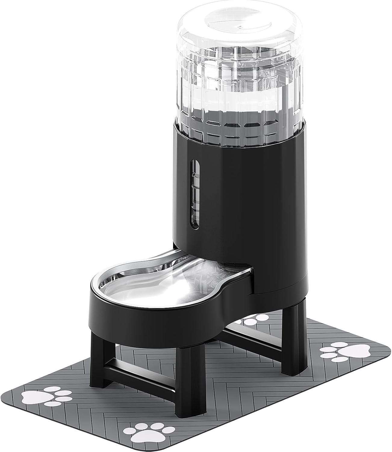 CZPET 3L Pet Water Dispenser without Electricity Unplugged Automatic Water Bowl Dispenser Gravity Water Dispenser for Cats Water Self Feeder Dog Fountain Dogs Bowl Bottles for Kitten Puppy image number 4