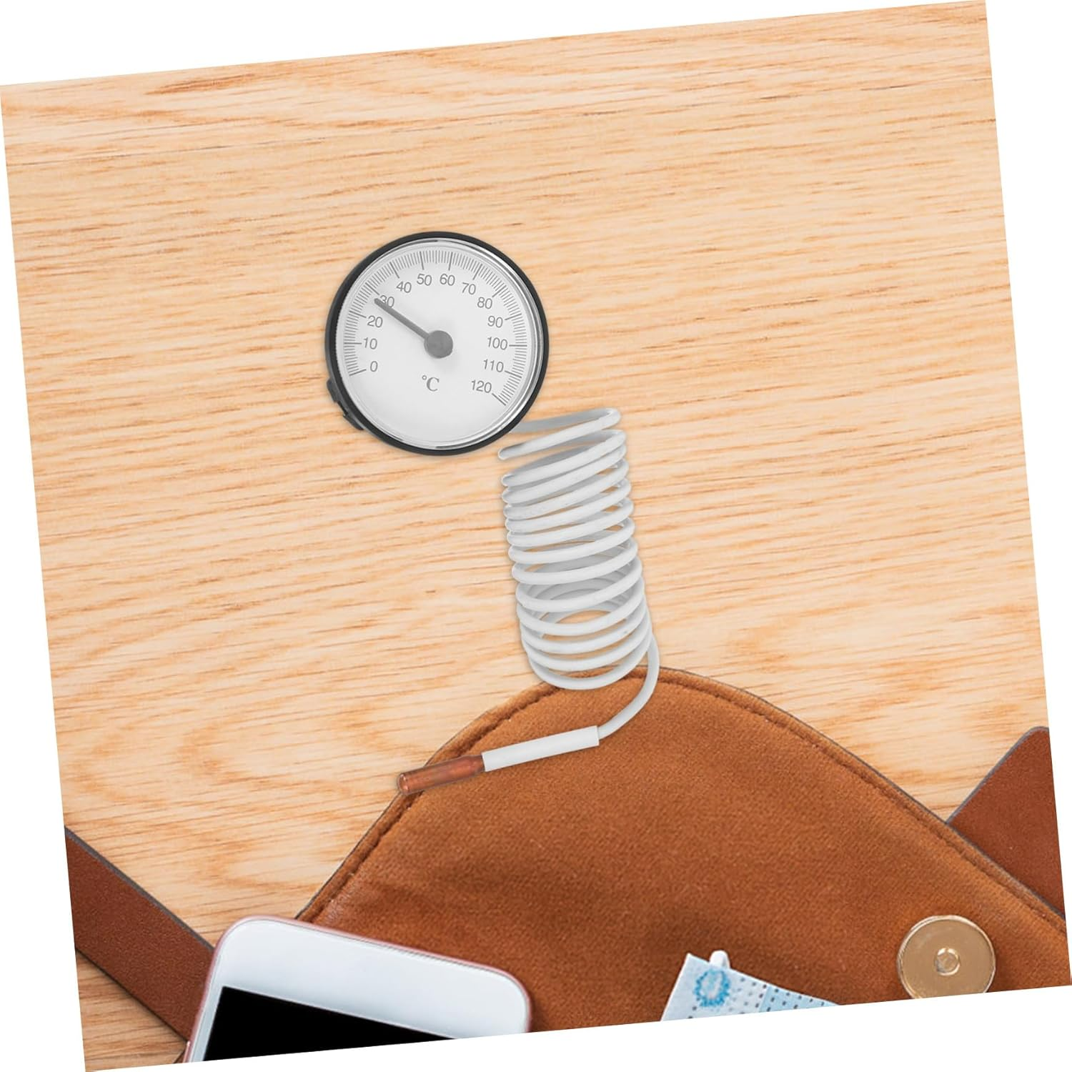 STAHAD Precision Liquid-Filled Dial Thermometer Range Compact Portable Temperature Gauge for Home Kitchen Cooking and Industrial Use