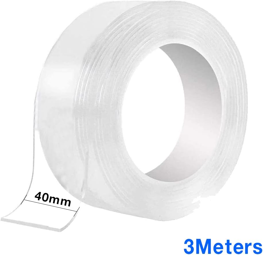 1X Double-Sided Nano Magic Tape Traceless Clear Adhesive Invisible Gel 3M (40Mm) image number 1
