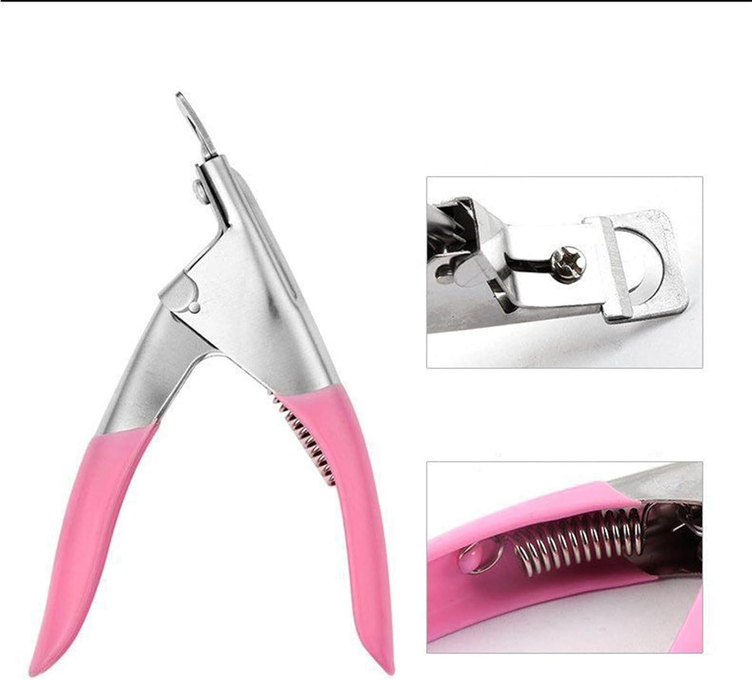 HENWUBEI 500 Fake Nails Kit with Nail Clipper, 10 Sizes Natural Oval French Tips, ABS Acrylic Nails for Women，Girls &ndash; DIY Home & Salon Use, Wedding, Parties, Gifts image number 1