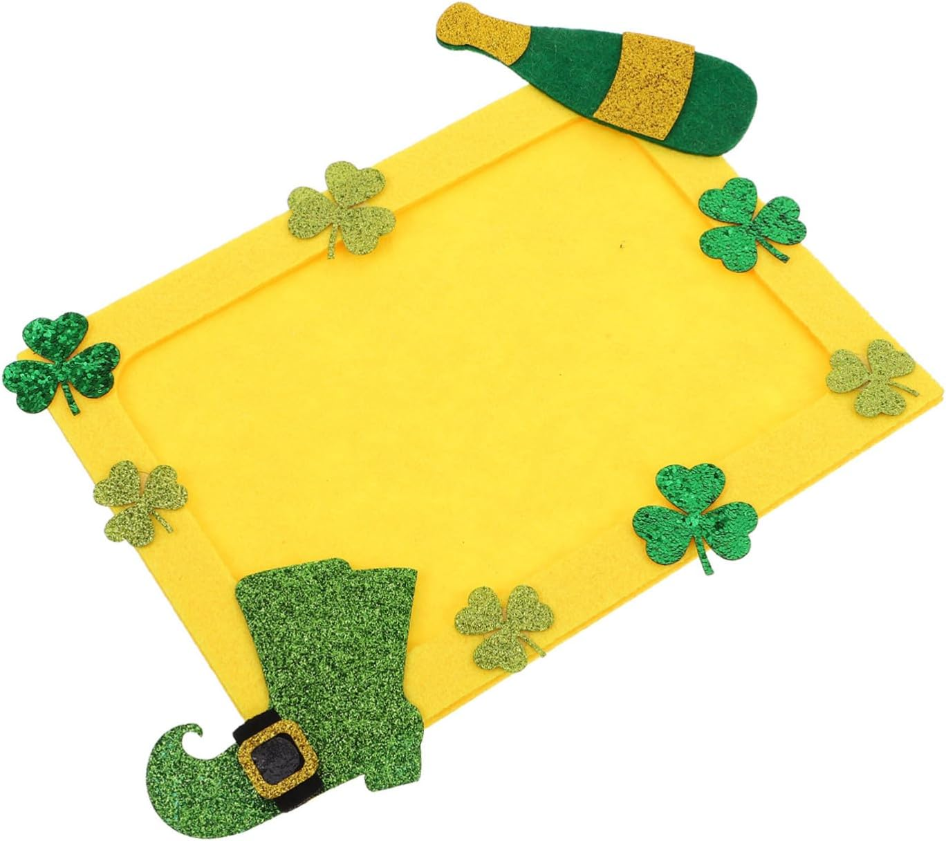 Patrick'S Shamrock DIY Photo Frame Unfinished Craft for Festive Home Decor Memorial Picture Display Easy to Assemble Unique Holiday Ornament image number 2