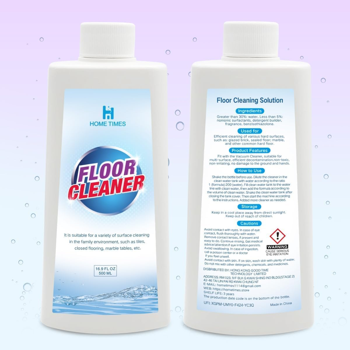 Floor Cleaning Concentrate for Mops Compatible with Roborock,Tineco, Irobot,Dreame,Ecovacs,Shark,Bissell,Etc. for Hardwood and Multiple Surfaces,Non Toxic and Residue-Free(Lavender) image number 5