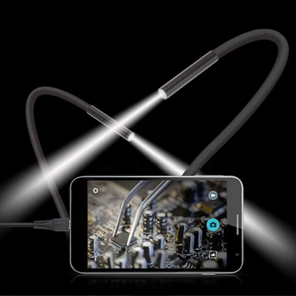 USB Wireless Endoscope, HD Semi-Rigid Wifi Borescope Inspection Camera Waterproof Snake Camera for Android & Ios Smartphone (10M, Rigid Line) image number 2