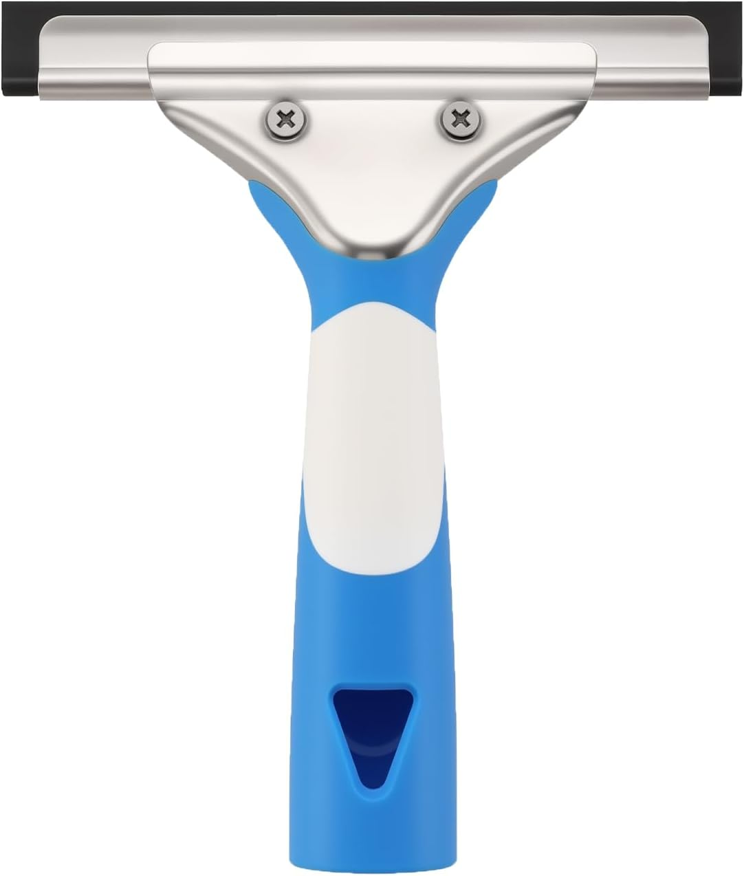 Mitclear Professional Window Squeegee 6IN, Stainless Steel Wiper with Silicone Squeegee Blade, Window Cleaner Tool, Window Cleaning Equipment for Home Bath Shower Glass Door Mirror Tile Kitchen Car image number 1