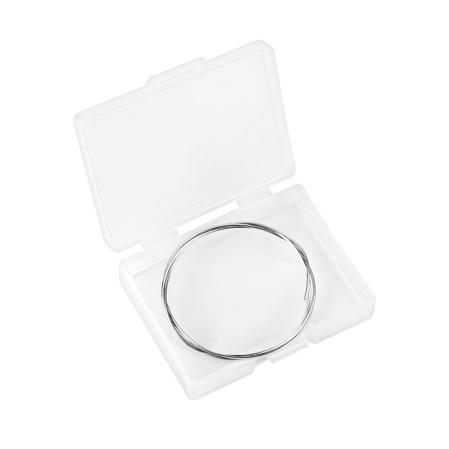 AIEX 14Inch Silver Solder Wire, Low Temp Silver Solder Wire Hard Silver Welding Wire Tools for Jewelry Making Repair Electronic Soldering Diameter 0.8Mm image number 3