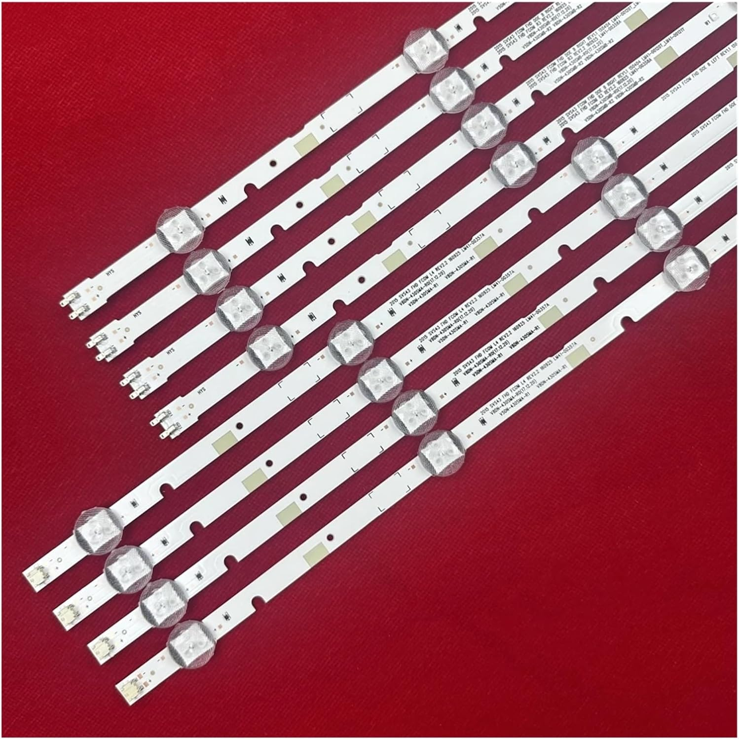 5Kits LED Backlight Strip for 43"TV 2015 SVS43 FCOM FHD DOE B UA43J51SW UN43J5000 43J5200 43J5200Ag Un43J5200 N43J5300Af image number 1