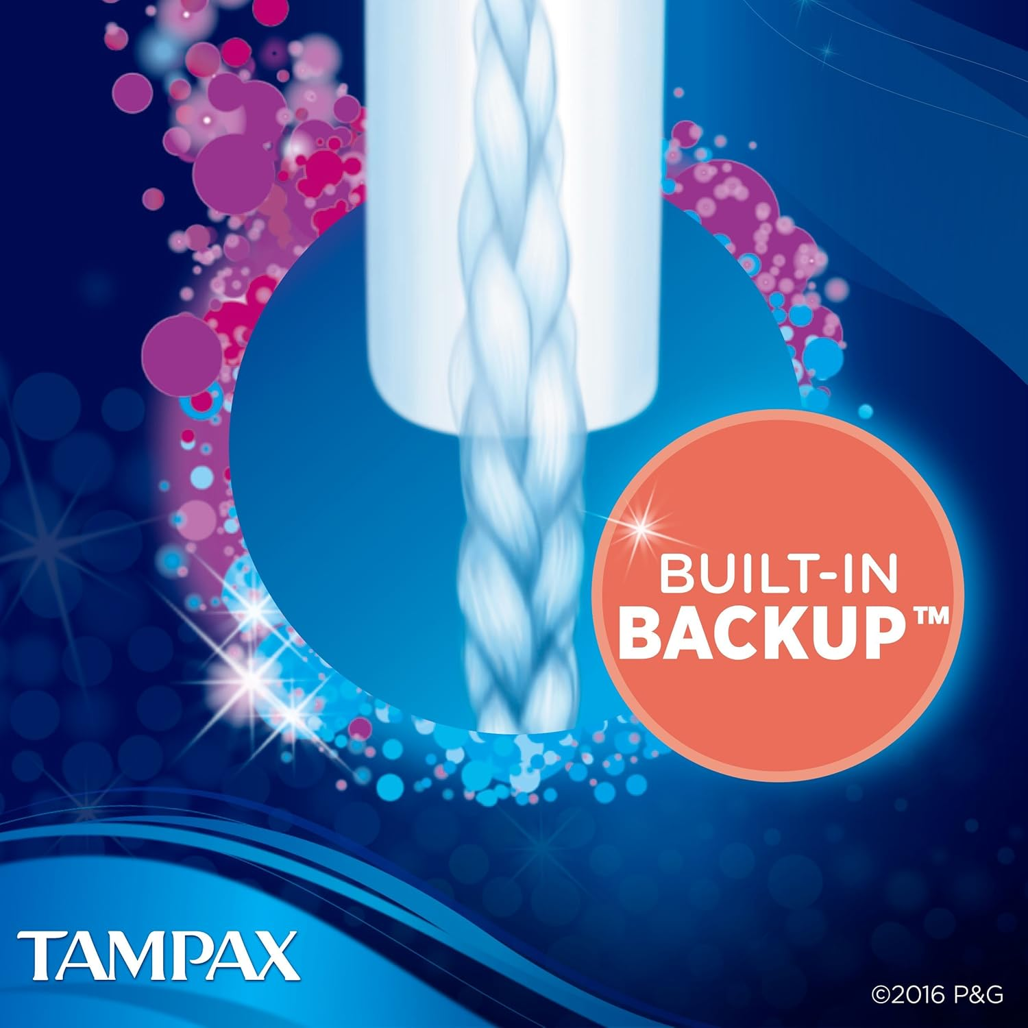 Tampax Pearl Plastic Unscented Tampons, Ultra Absorbency, 18-Count (Pack of 12) image number 3