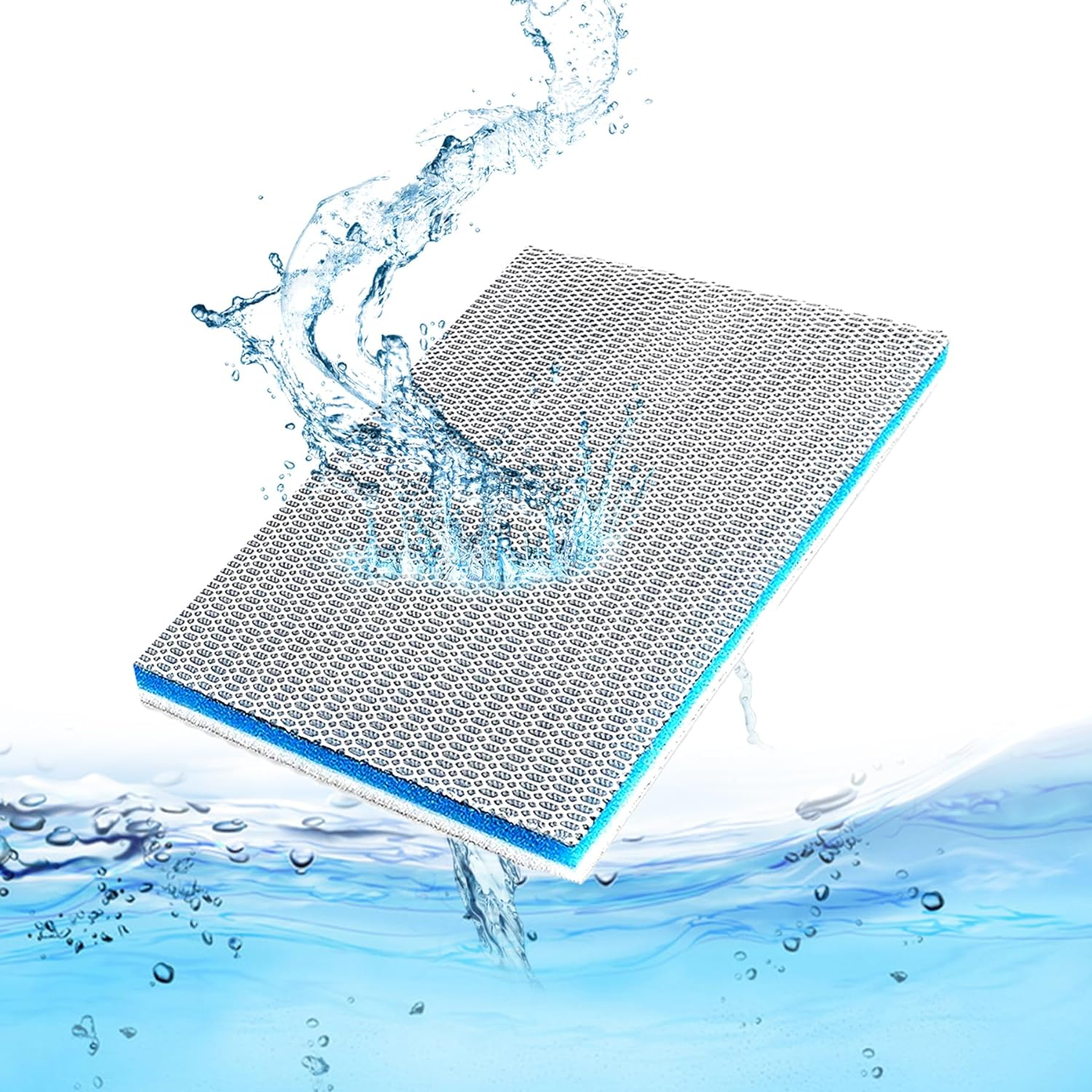 EKIND Aquarium Filter Media 8 Layer Aquarium Filter Sponge, Fish Tank Accessory Sponge Filter, Super Filter Effect, Filter Sponge for Fish Tank Aquarium (10In X 4In)