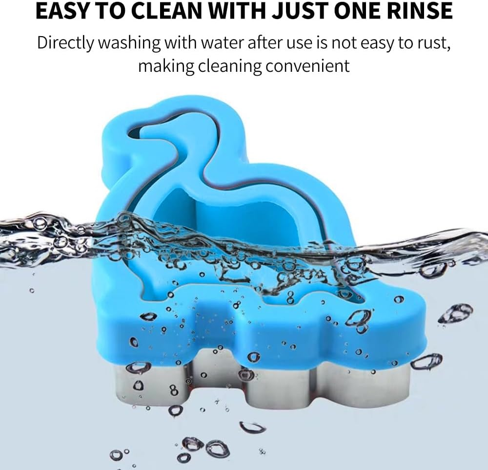 20Pcs Sandwich Cutter and Sealer Set for Kids, Stainless Steel Uncrustable Sandwich Maker Decruster Cookie Cutters Fruit Vegetable Cutter Lunch Bento Box with Heart Square Dinosaur Star Circle Shapes, image number 6