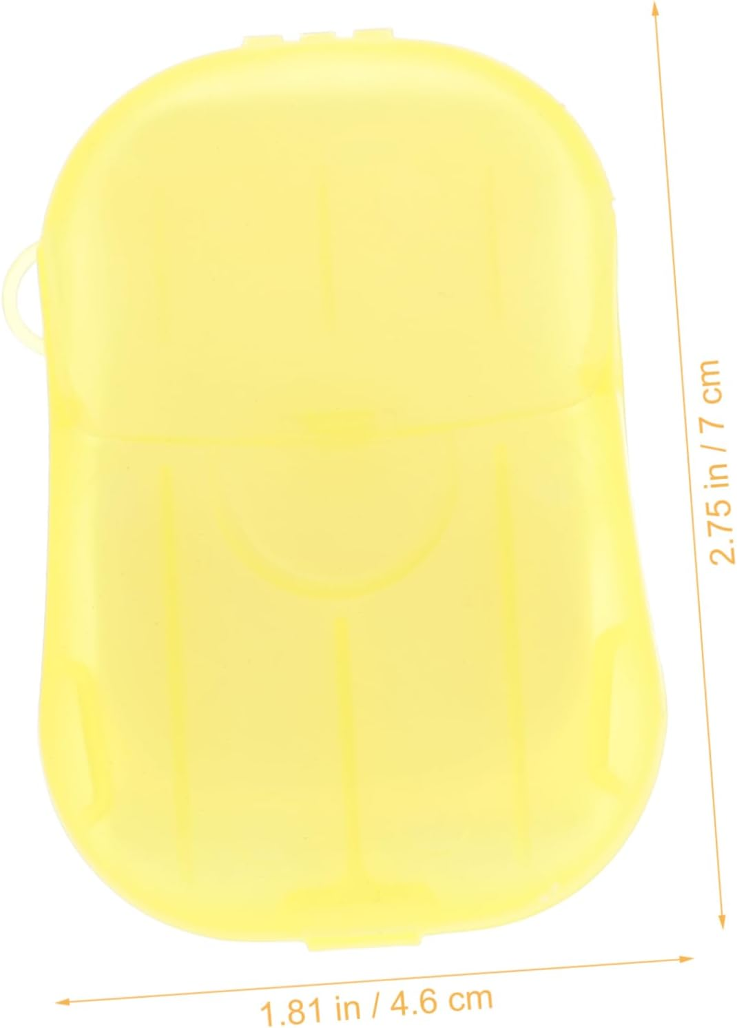 GAROZATION Portable Soap Portable Scented Soap Paper Travel Soap Paper Plastic Pink image number 5