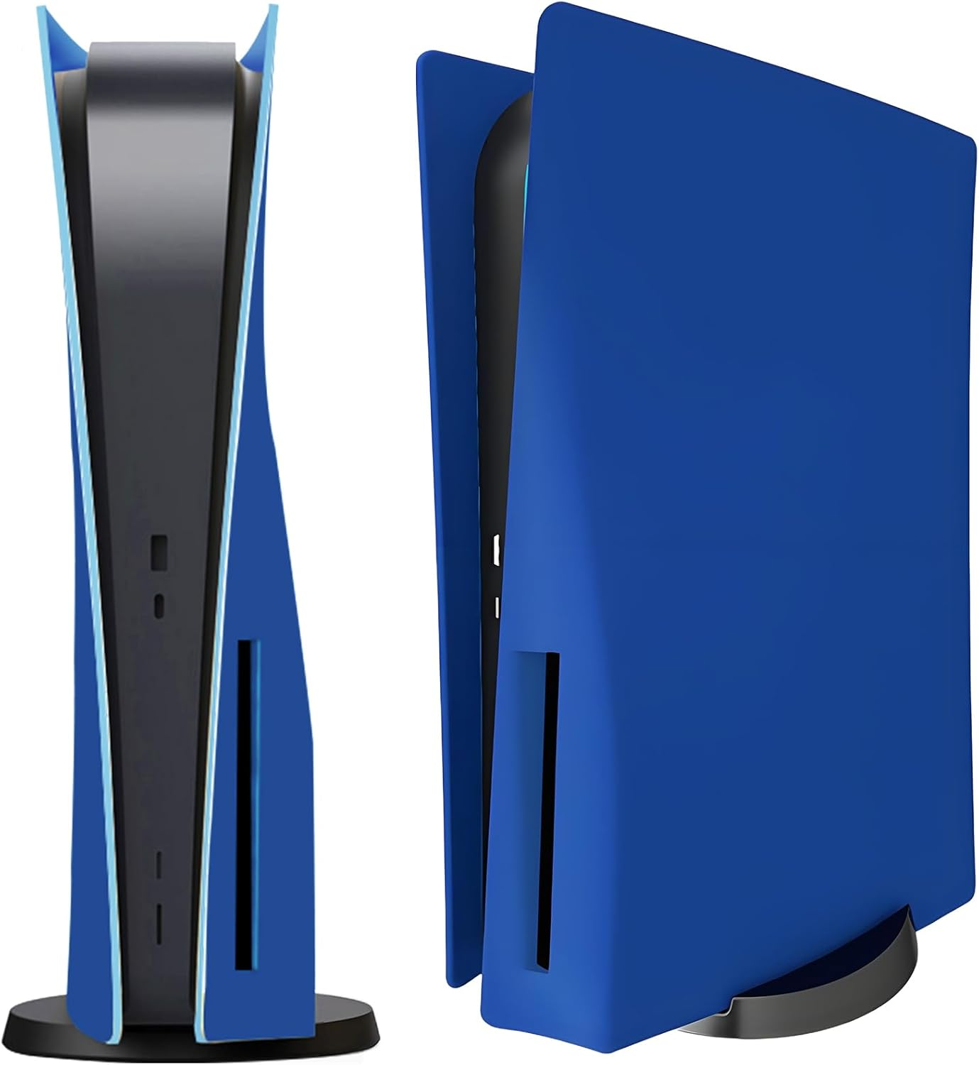 Replacement Skin Cover Shell for PS5 Digital Edition, Megadream Anti-Scratch Dustproof Protective Shell Cover Replacement Plate Shell for Sony PS5 Console Digital Edition - Blue