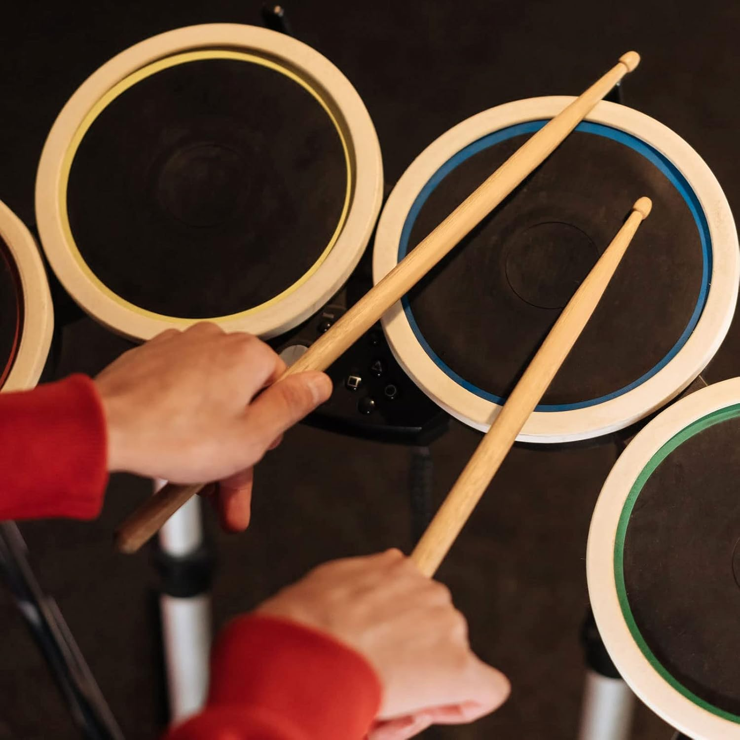 15 Pairs 5A Drum Sticks, Classic Wood Tip Drumstick Bulk, Maple Wood Drum Sticks Set for Kids and Adults, 16 Inch image number 6