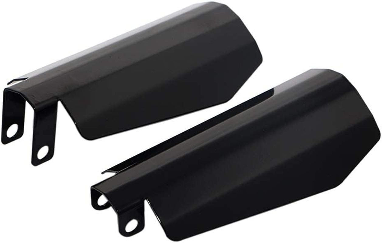 1 Pair Motorcycle Gloss Black Large Coffin Cut Hand Guards Customs Handguards for Harley 07 and up Electra Street Road Glide Road King Baggers image number 2