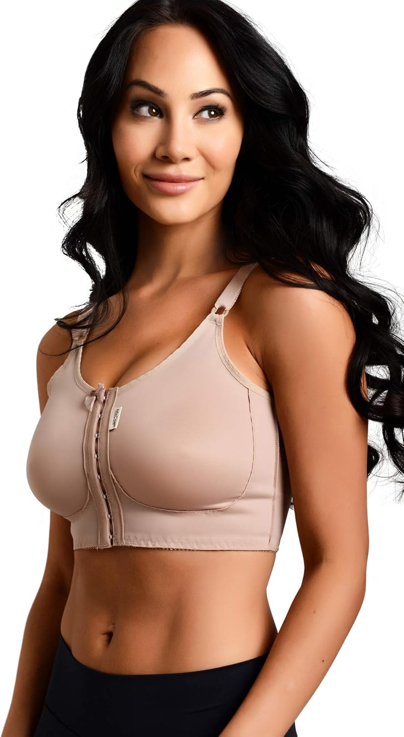 Best Support Post Surgical Bra - I-Bra - Front Fastening - No Cup Size Needed