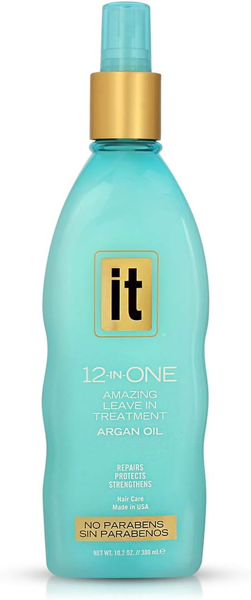 IT Naturals 12-In-One Amazing Volumizing Leave in Treatment with Argan Oil | Repairs, Protects & Strengthen Hairs | Paraben Free, 10.2Oz image number 3
