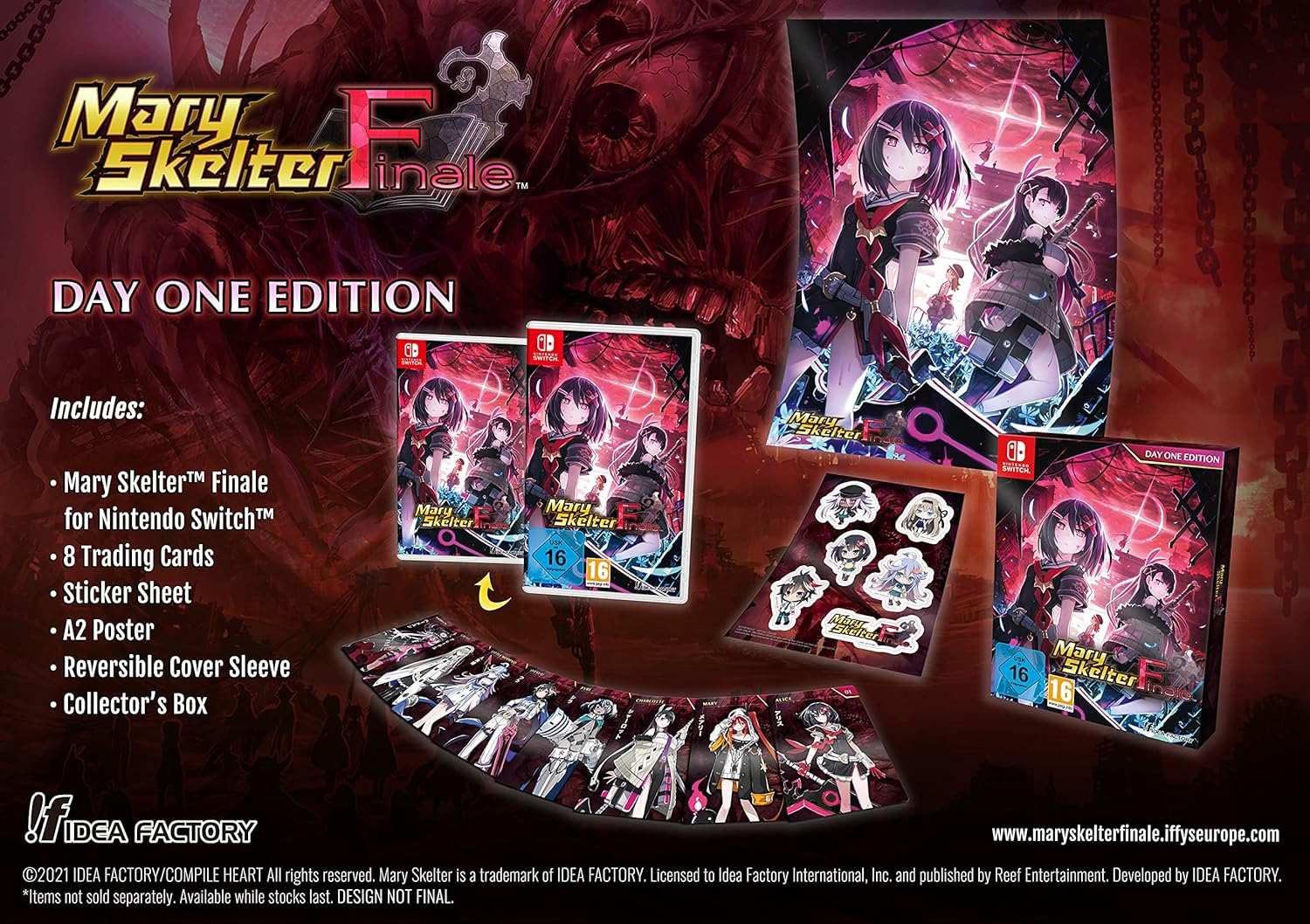 Mary Skelter Finale Day One Edition (Nintendo Switch) (ENG / GER / FRA / ITA / SPA) image number 3