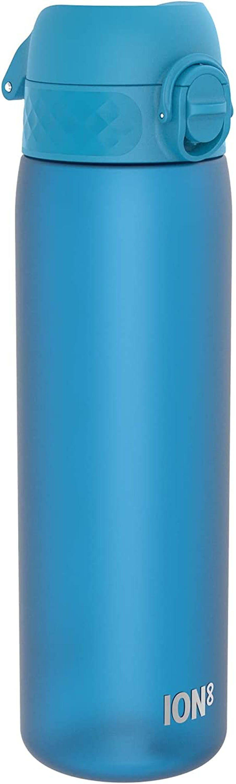Ion8 500Ml Water Bottle, BPA Free, Leakproof, Dishwasher Safe, Easy Open, Secure Lock, Clear Drinks Bottle for Boys & Girls, Small Gym Sports Drinking Water Bottle 500Ml
