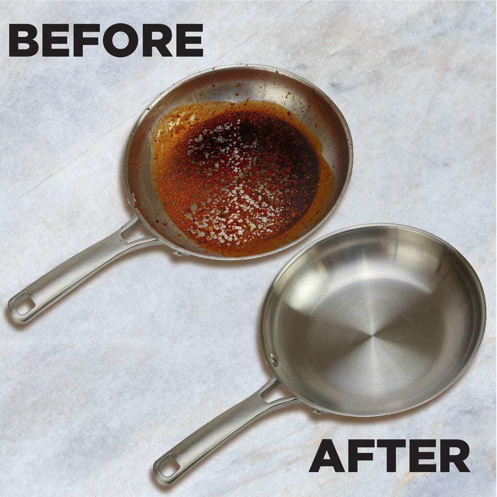 Weiman Stainless Steel Sink & Cookware Clean & Polish - Multi-Purpose Kitchen Cleaner for Steel Cookware, Sinks & Flatware - Removes Stains, Rust & Water Marks - Lime Scent, 227 Ml, Pack of 2 image number 1