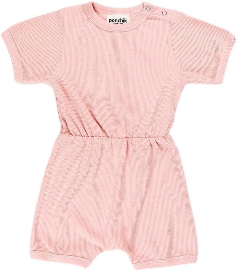 Ponchik Babies Cotton Ribbed Romper