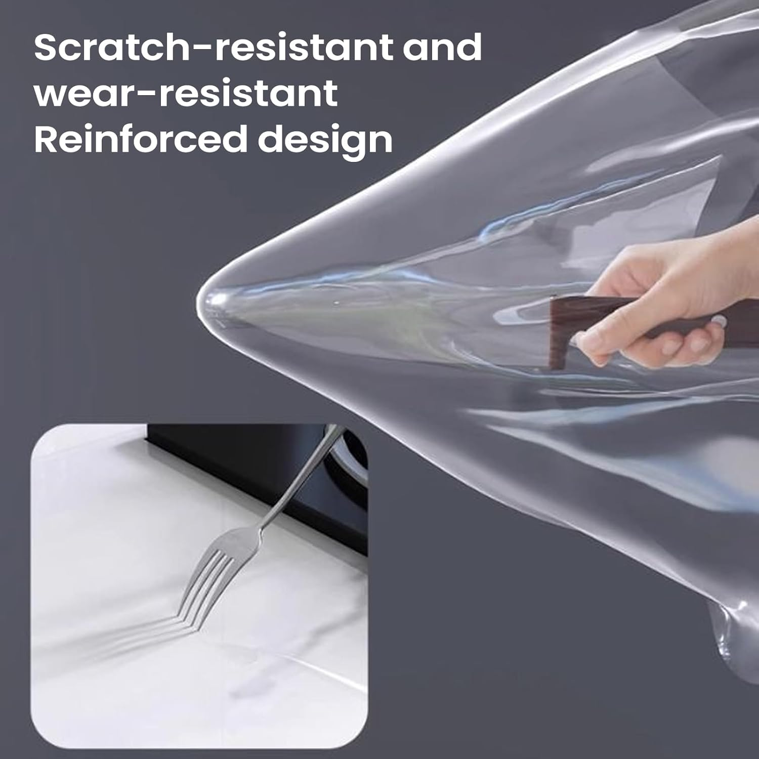 Furtryvl Cat Furniture Protector | Clear Adhesive anti Scratch Tape | Cat Scratch Tape - for Home Stairs Walls Carpet Sofa Corner Doorway Screen Board Chair Cushion image number 4