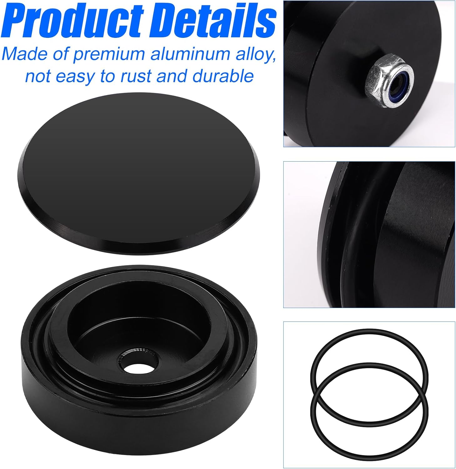 Rear Wiper Delete Plug Kit, Windshield Wiper Plug Rear Window Wiper Cap Wiper Plug Cover Compatible with Honda, Mazda, BMW image number 5