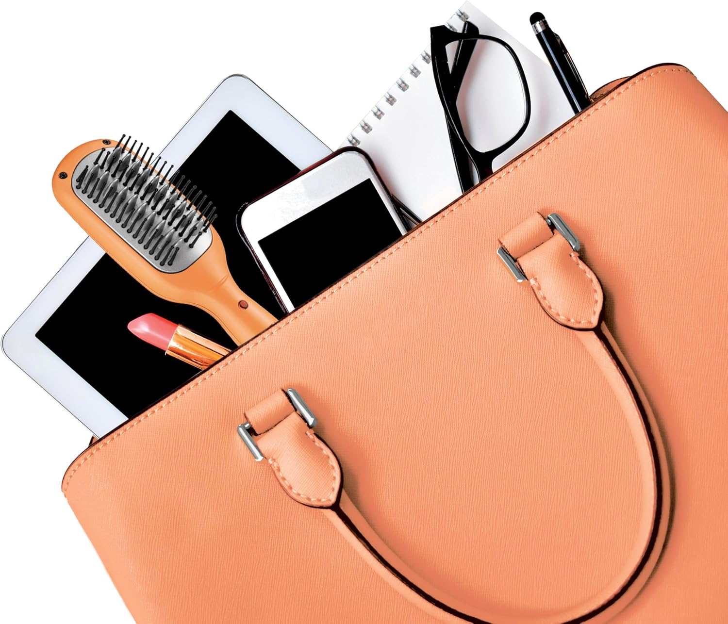 VS Sassoon Petite Style Hot Brush &ndash; Heated Smoothing Brush with 190&deg;C Ceramic Technology, Taming Bristles for All Hair Types, Lightweight & Compact, Multi Voltage Styling Tool for Global Travel image number 4