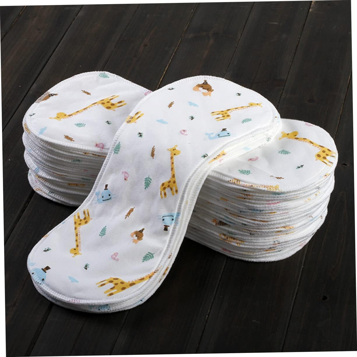 5Pcs Breathable Washable Diaper Cotton Boy Girl Nappies Leakproof Gentle Wash Newborn Nappies Material image number 3
