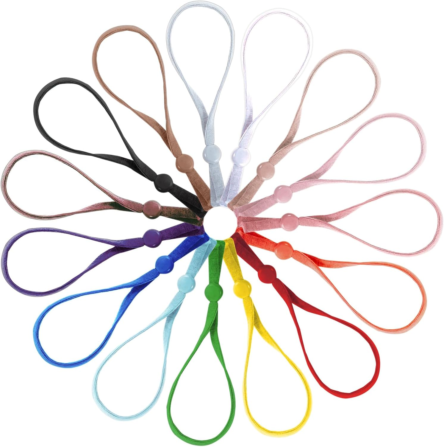 120 Pcs Puppy Collars for Litter, Adjustable Soft Newborn Puppy Collars Tiny Kitten Collar, Elastic Whelping Collar for Puppies, Identification Loops for Small Pet Kittens Puppies (Colorful) image number 6