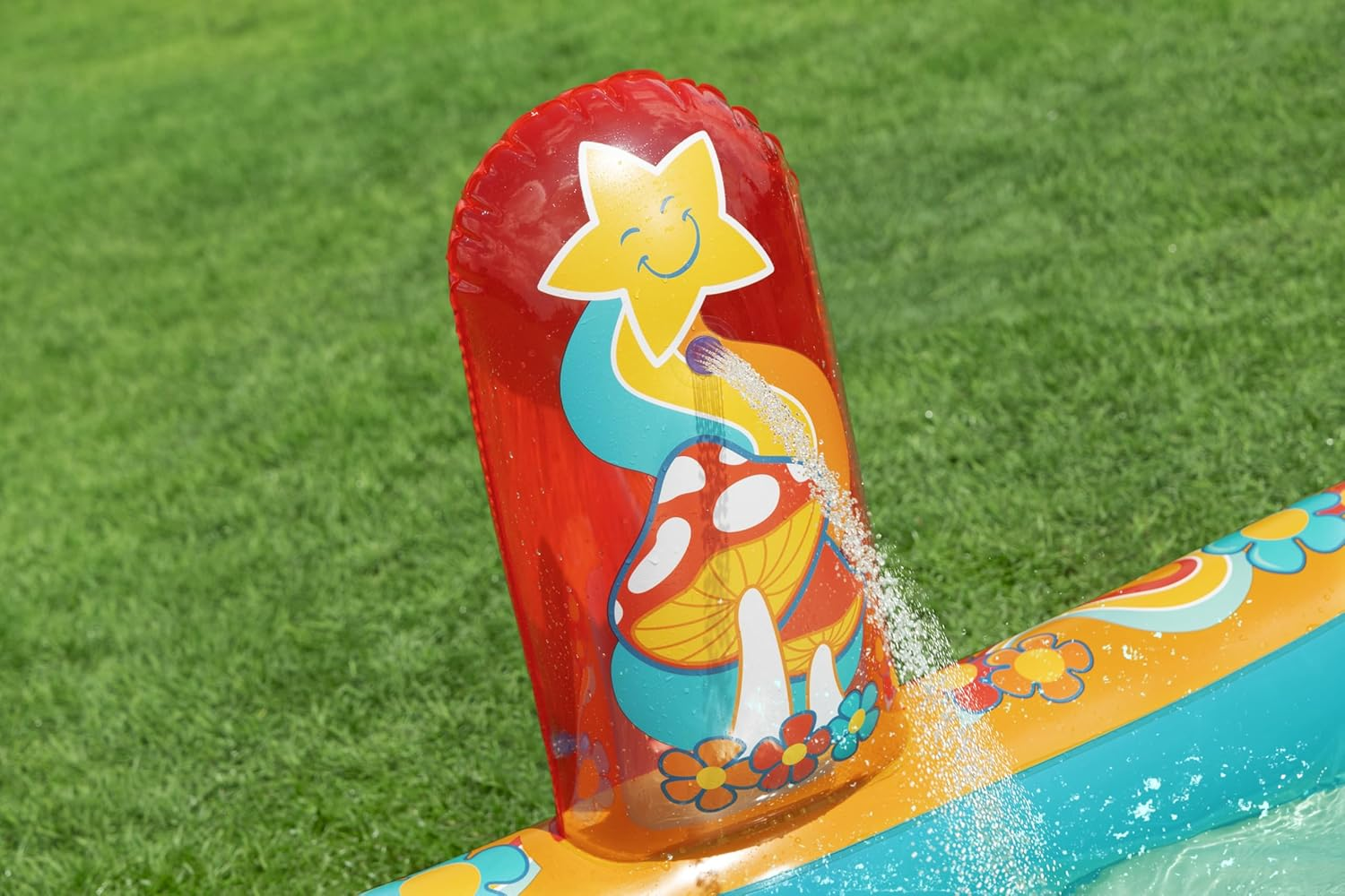 Bestway 6'4" X 60" X 29"/1.93M X 1.52M X 74Cm Retro Groove Play Center image number 4