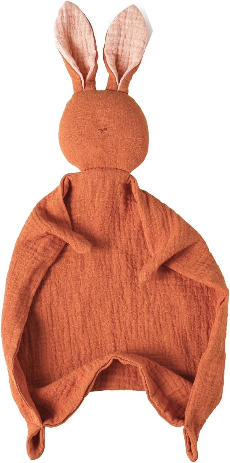 Insular Muslin Baby Lovey Security Blanket Soothing Towel (Khaki)