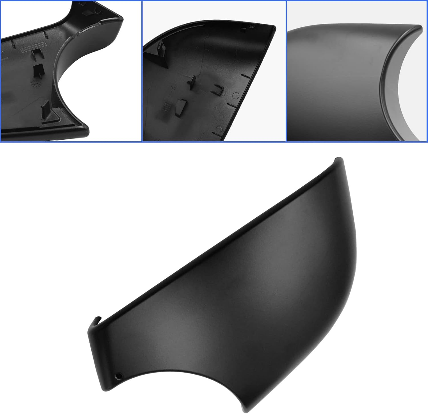 Jaronx Compatible with Tesla Model Y Mirror Bottom Cover 2018-2024, Right Passenger Rearview Mirror Lower Base Cover, Side Mirror Base Cover Replacement for Tesla Model Y Wing Mirror Repair(Right)