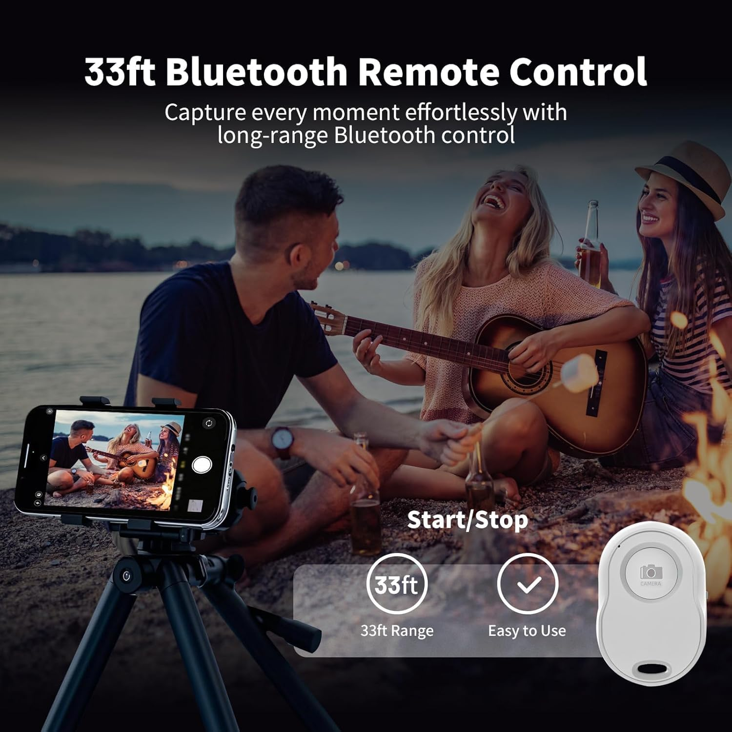 Magnetic Vlog Selfie Monitor Screen for Phone Vlog Selfie Monitor Screen Magnetic Mount for Magsafe Rear Camera for Selfie Vlog Live Stream Video Recording Wireless Connection (White) image number 4