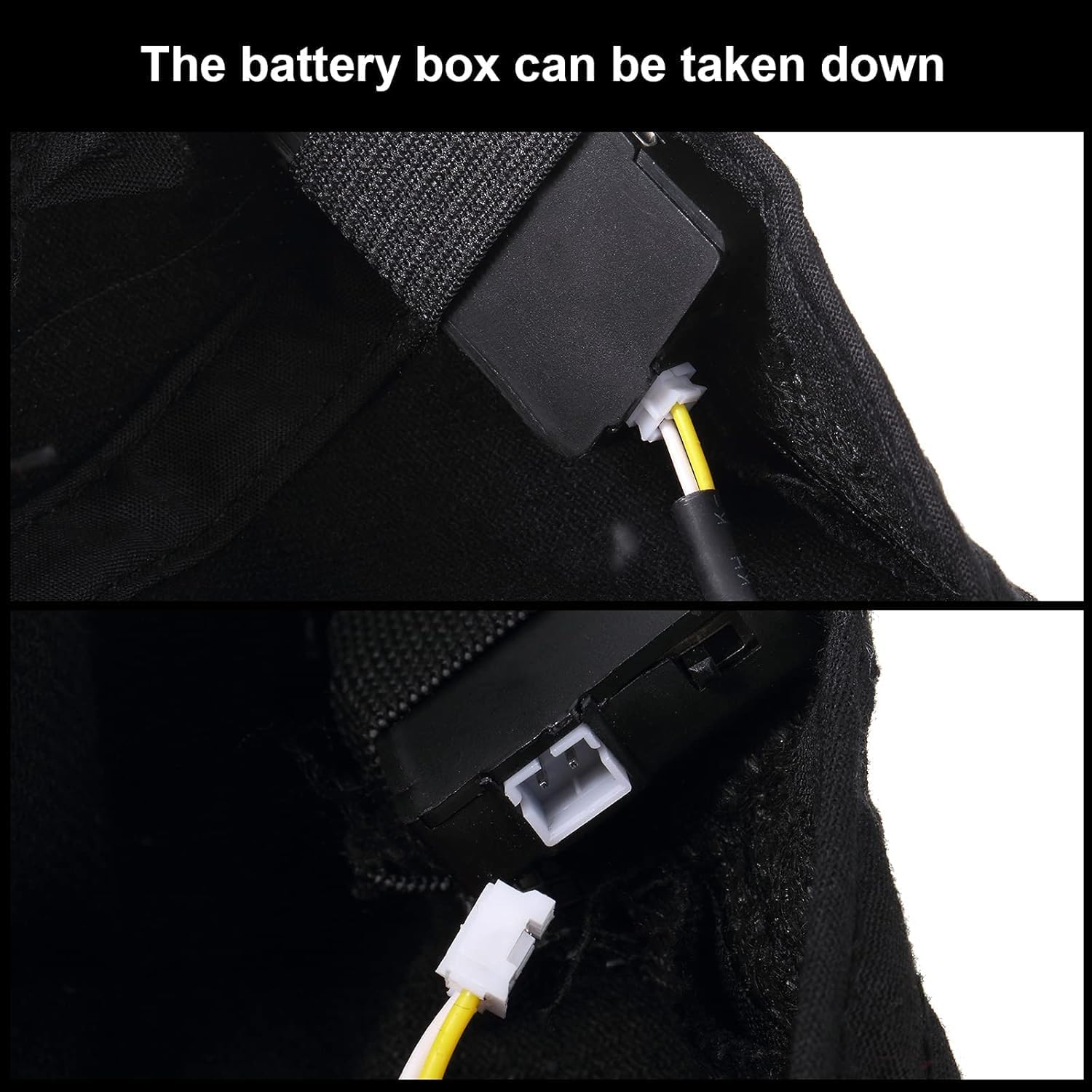 Hands-Free LED Baseball Cap 5 LED Battery-Powered Headlamp Hat, Featuring an LED Flashlight for Activities like Fishing, Jogging, Camping, and Manual Tasks. - Black image number 3