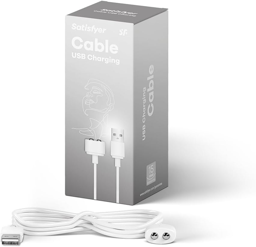Satisfyer USB Magnetic Charge Cable, White