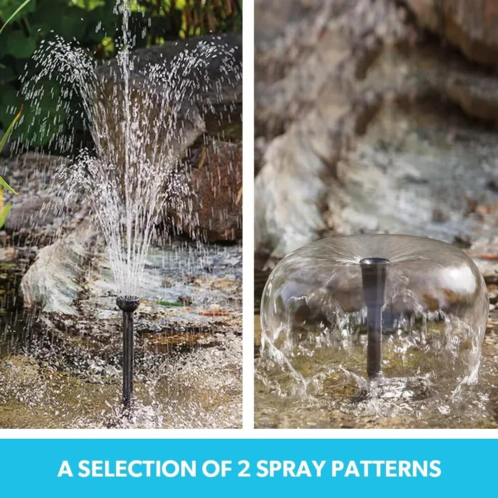 "PROTEGE 10W Solar Powered Water Fountain Pond Pump with Eco Filter Box Kit Set, PF20" image number 6