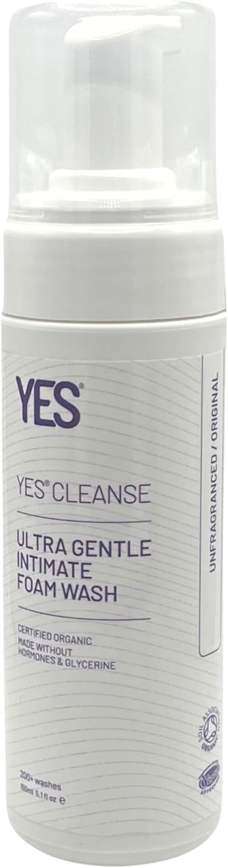 YES Unfragranced Intimate Wash 150 Ml image number 1