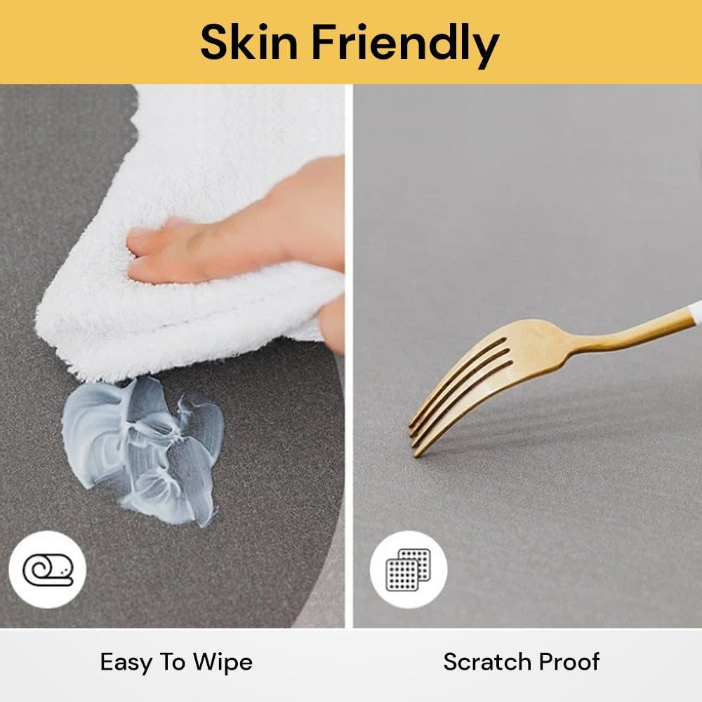 EZONEDEAL Absorbent Floor Mats, Quick-Drying Bathroom Carpets, Super Absorbent Living Room Large Rectangle Carpet, Rubber Non-Slip Bottom, Easy to Clean, Simple Kitchen Doormat (40X60Cm) image number 6