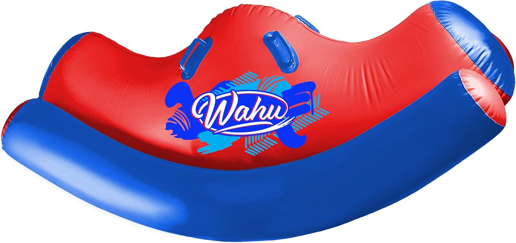 Wahu Inflatable Hot Rocker for 2 People &ndash; Durable Pool Float Ride-On with Grip Handles | Fun Inflatable Water Toy for Pool, Lake, Beach | 1.7M Long | Ages 6+ image number 3