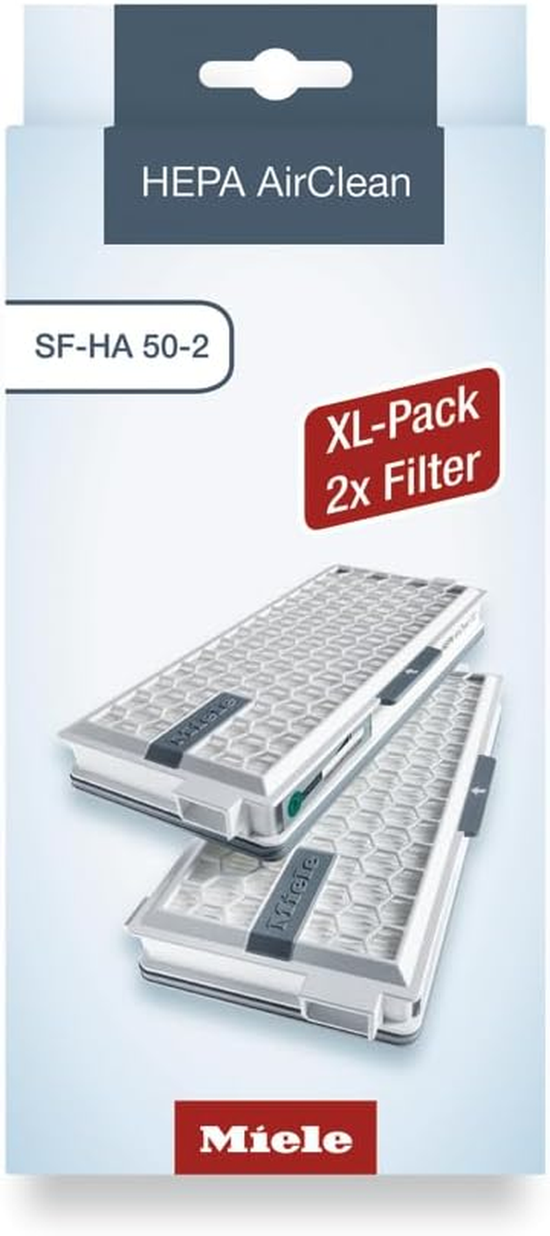 Miele SF-HA 50-2 HEPA Airclean Filters with Timestrip Indicator, Vacuum Filters for Complete C2/C3 and Compact C1/C2 Vacuum Cleaners, XL Pack of 2 image number 4