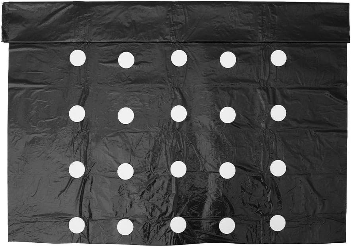 Garden Vegetable Mulch Film, Garden Plastic Film, 4 Ft X 38 Ft Agricultural Plant Grow Greenhouse Perforated PE 5 Holes for Potato, Tomato, Eggplant, Strawberry image number 6
