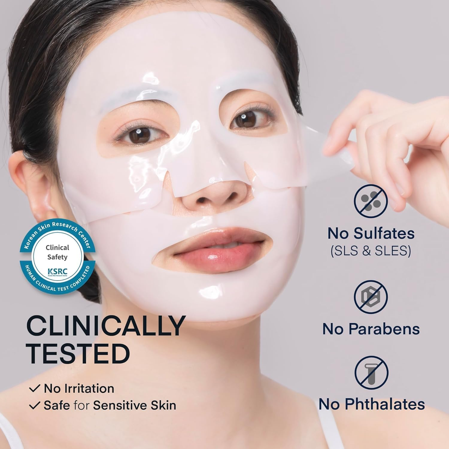 Collagen Face Mask Korean Skincare: 4Ea X 33G Real Deep Bio Ultra-Low Collagen 100 Dalton Overnight Hydrogel Mask - Hydration, Anti-Wrinkle & Pore Minimizing - Glow like Glass Skin, [Made in Korea] image number 3