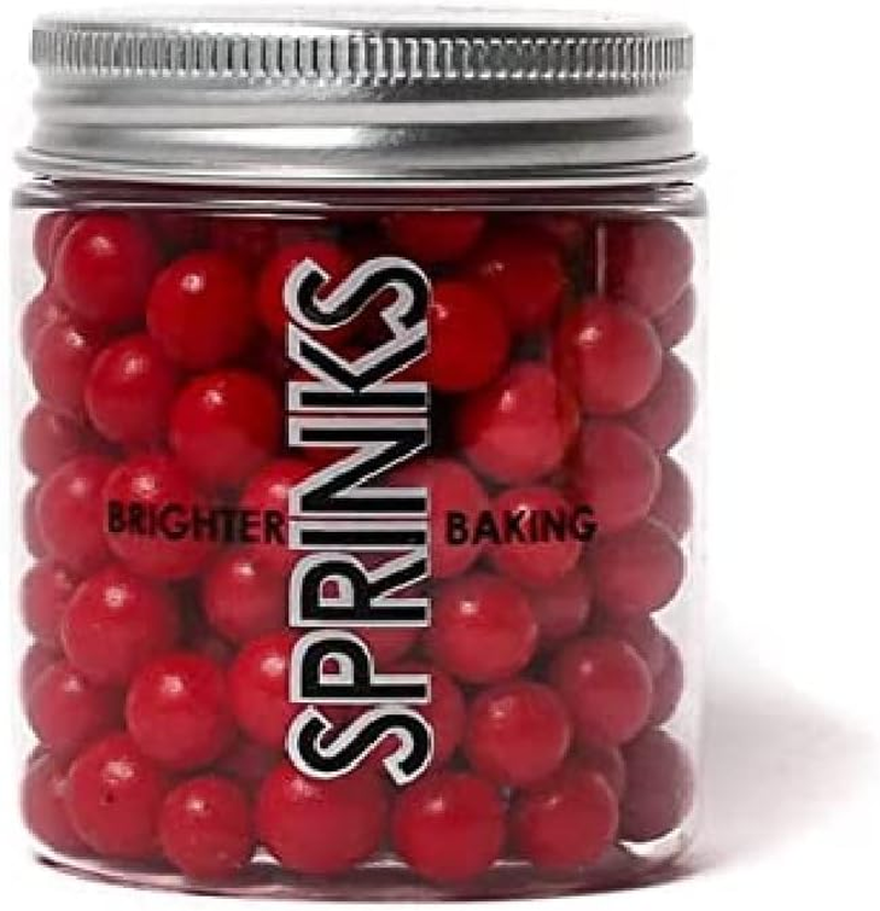 Sprinks Cachous Sprinkles 85 G, 8 Mm Size, Red