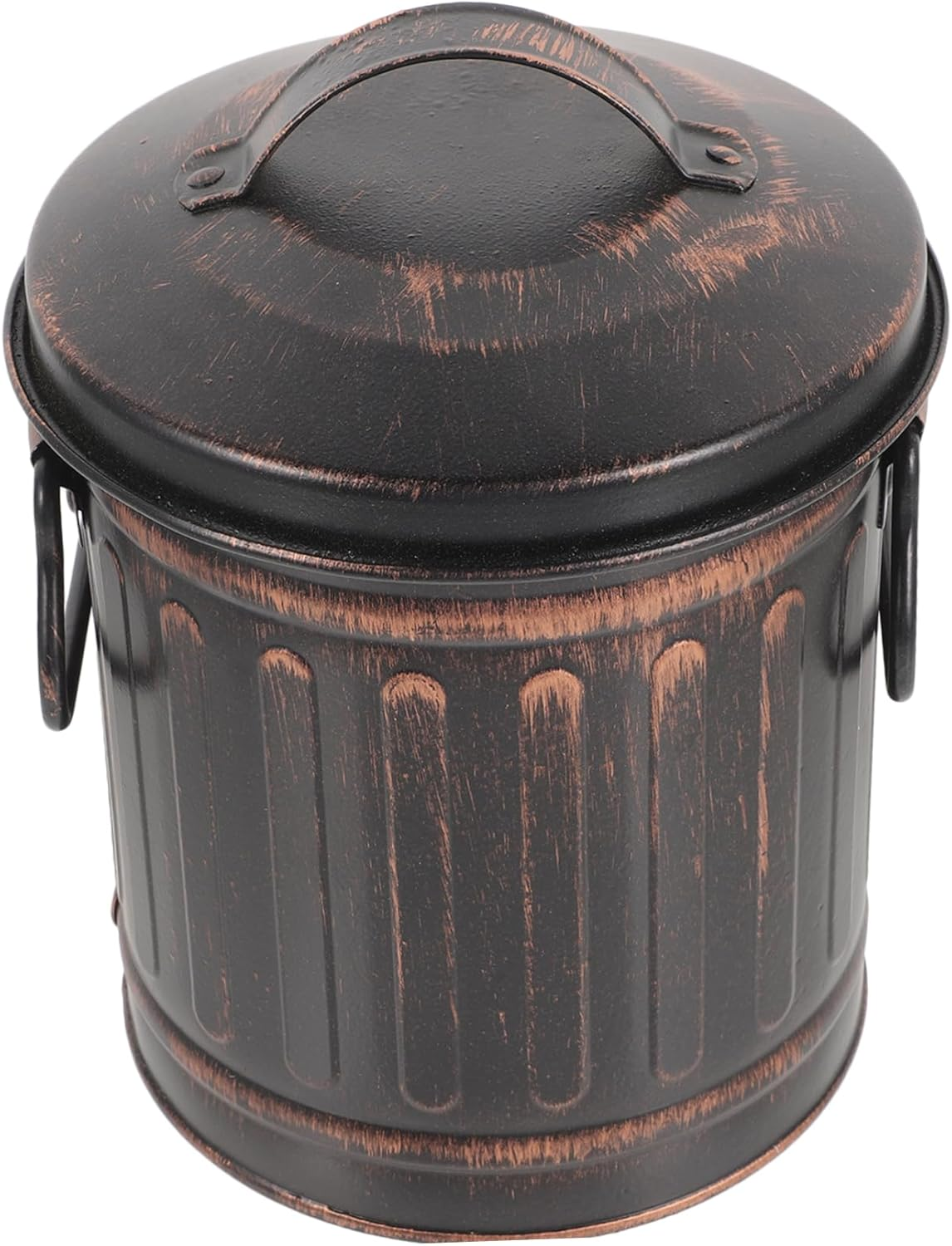 Fireplace Ash Bucket with Lid Coal Storage Container for Ashes Iron Design Compact Lightweight for Kitchen BBQ Use Capacity Ash Bin image number 3