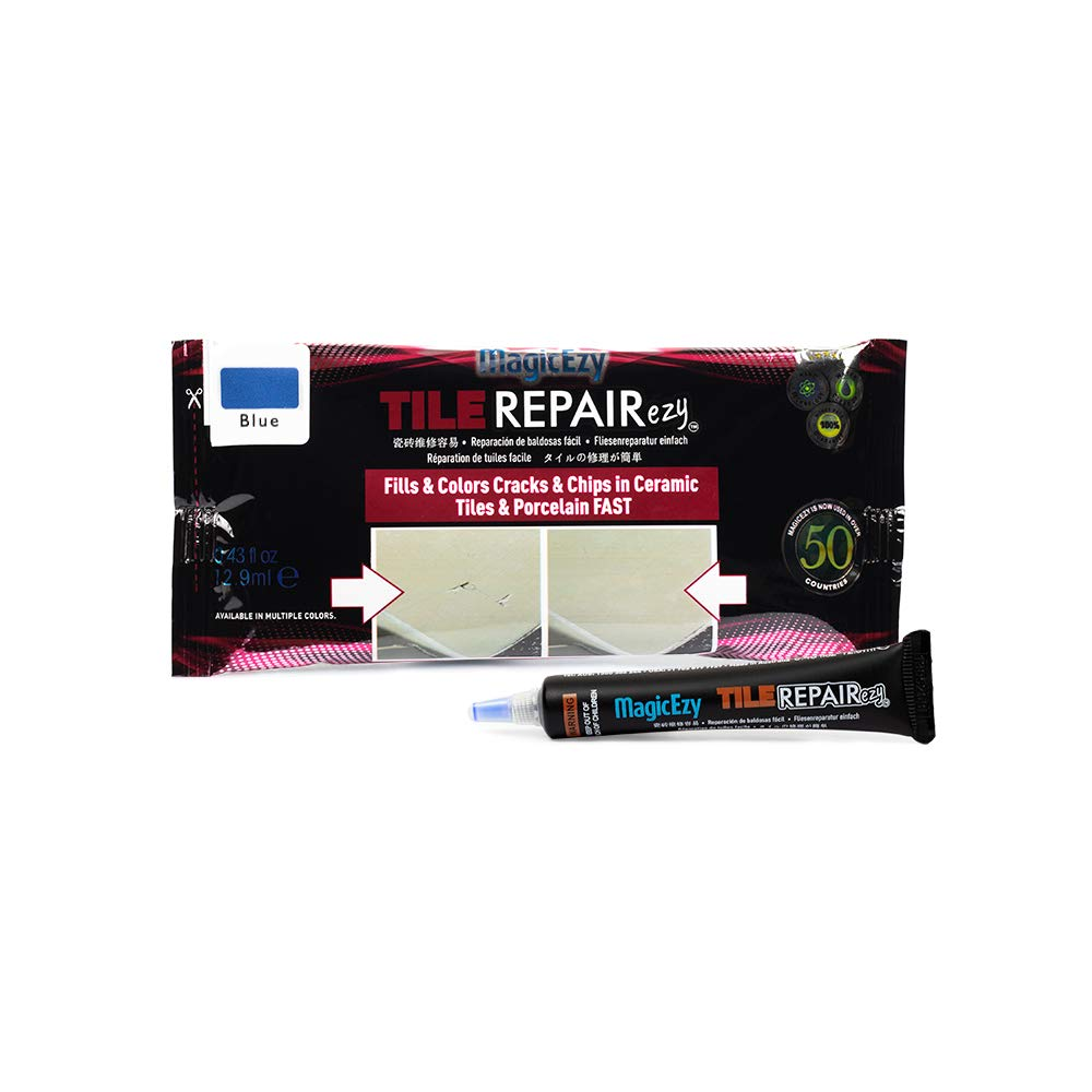 Magicezy Tile Repairezy: Deep Chip Filler: Fixes Ultra Deep Cracks, Holes and Damage in Ceramic Tiles - Porcelain Epoxy Tile Repair Filler - Lifetime Durability Protection (Off White) - Beige image number 6