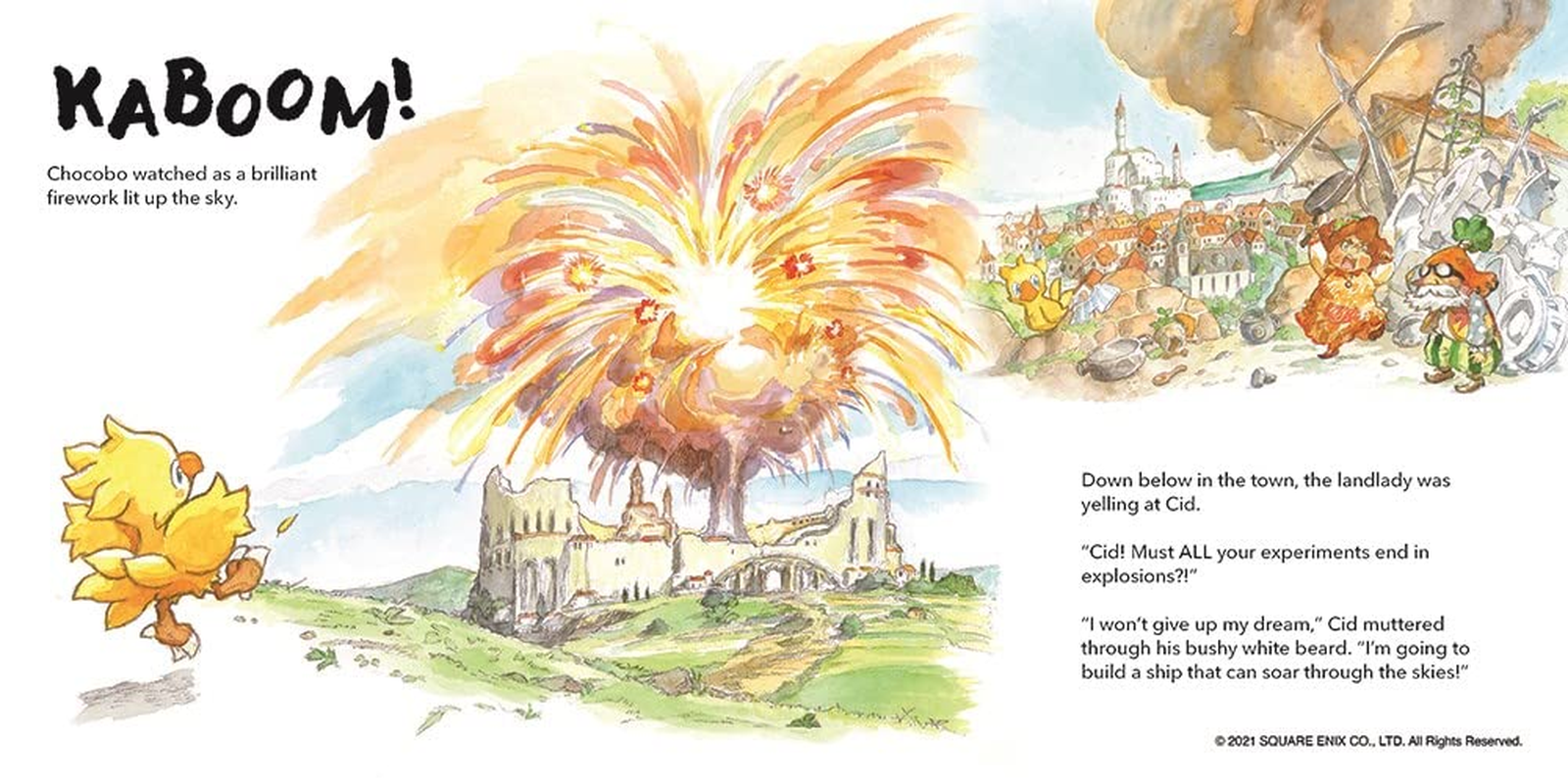 Chocobo and the Airship: a Final Fantasy Picture Book