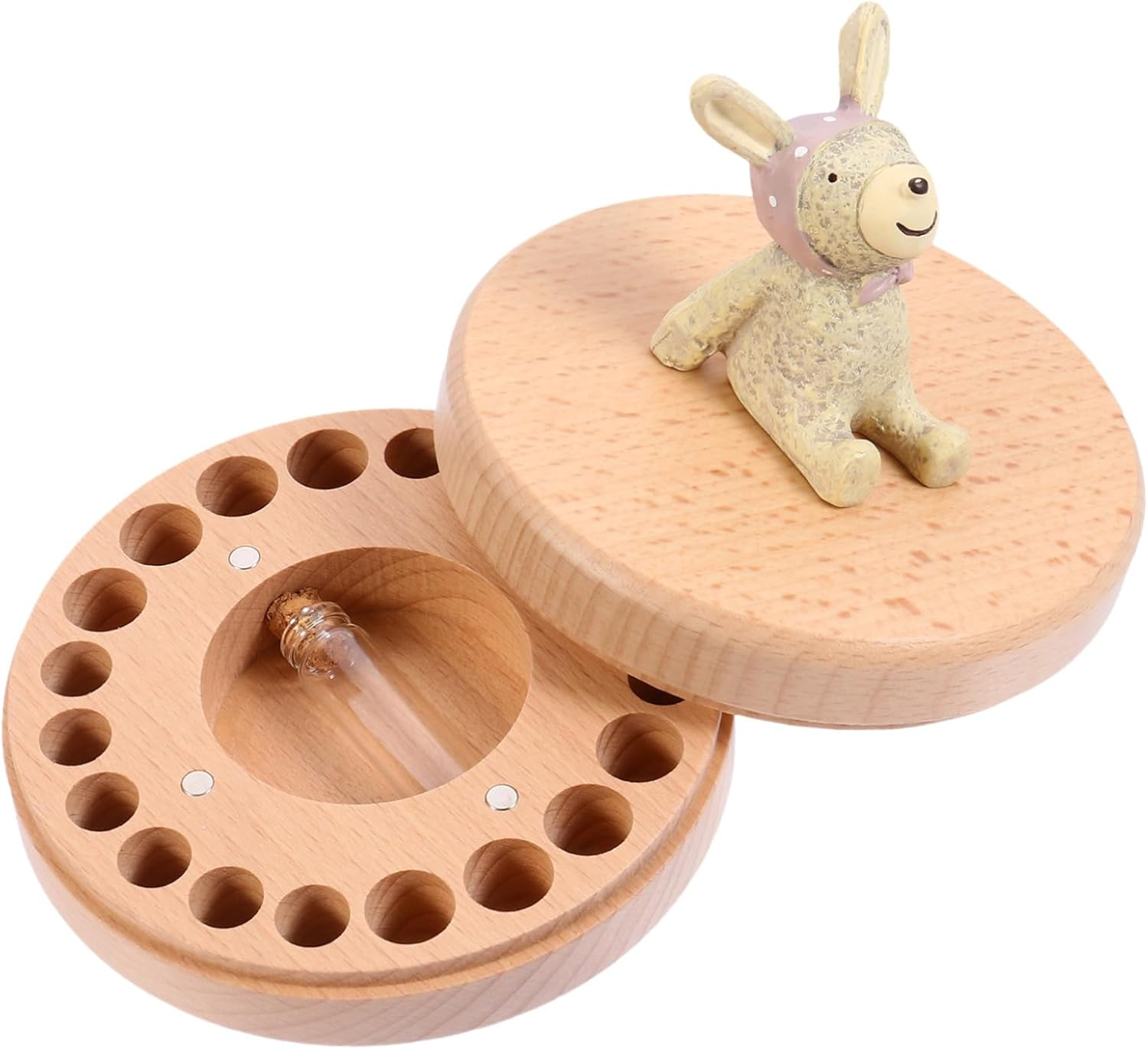 Kisangel 1 Set Teeth Organizer Keepsake Box Tooth Storage Holder for Date Recording Safe Design for Memorable Growth Moments Present image number 5