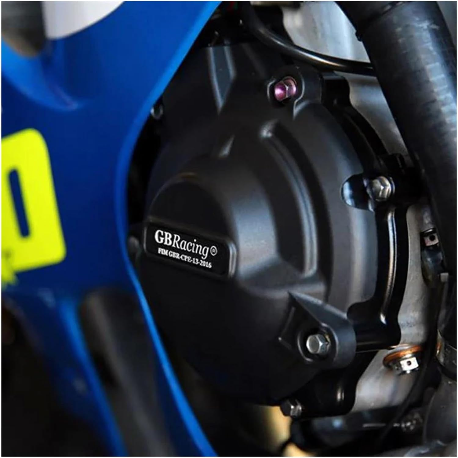 Motorcycle Engine Guard Protector Motocross Parts Engine Protection Cover Set for Suzuki GSXR1000(R) L7-L9 GSX-R1000 2017-2023 K17 Engine Drop Prevention Slider(Oneset) - Alternator Cover image number 3