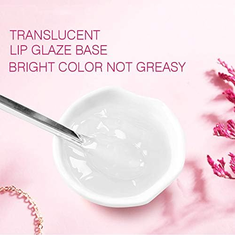 Bestland 2Pack DIY Homemade Moisturizing Lip Gloss Base, Lip Makeup Primer Basic Lipstick Material, Natural Non-Stick Clear Lip Gloss Base Making Lip Gloss Supplies, 2Pack 100Ml (Transparent) image number 2