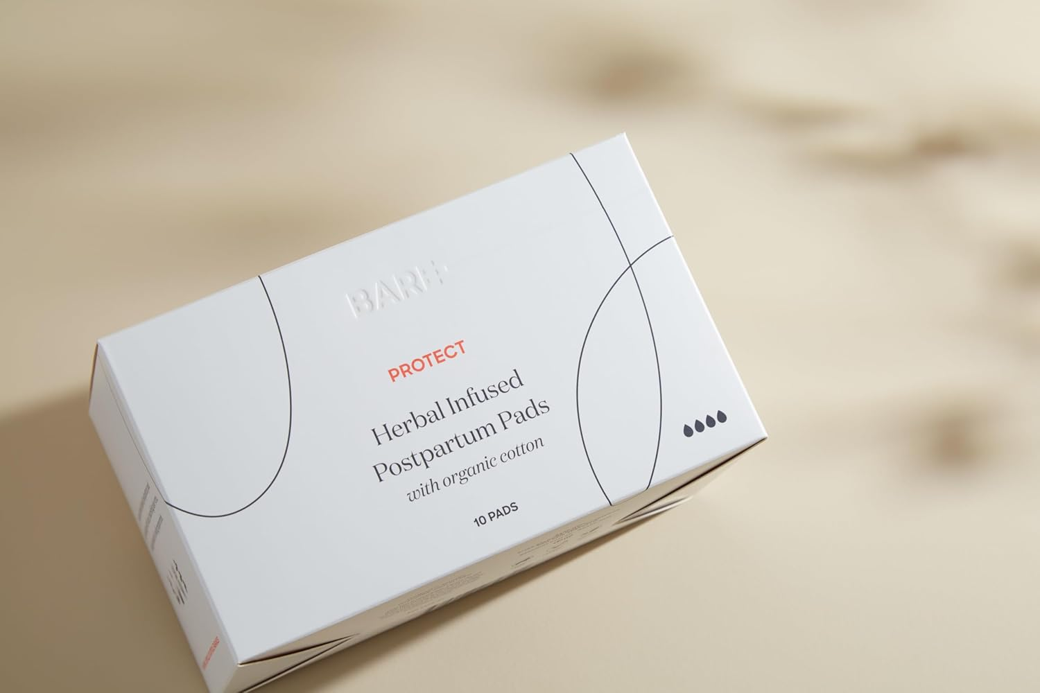 Herbal Infused Postpartum Pads 10-Piece